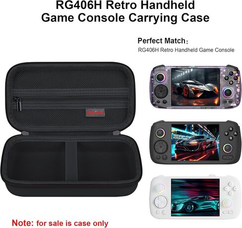 حقيبة حمل Elonbo لجهاز التحكم في الألعاب المحمولة GameSir X2s Type-C، وحدة تحكم الألعاب المحمولة GameSir X2s حامل منظم حقيبة السفر، جيب شبكي داخلي إضافي يناسب كابلات الشحن، أرجواني in Kuwait