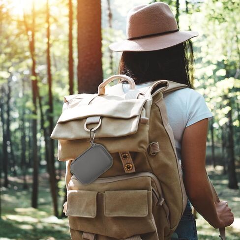 حافظة متوافقة مع Samsung T9/ T7/ T7 Shield Portable SSD 1TB 2TB 4TB محرك الأقراص الصلبة الخارجي، منظم حامل حمل السفر لمحركات الأقراص الصلبة وكابل USB (صندوق فقط) - أرجواني in Kuwait