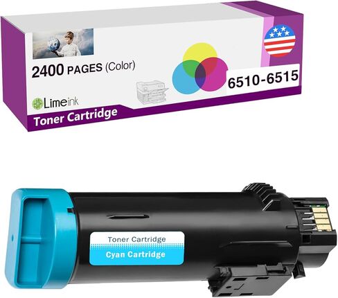 Limeink Compatible Toner Cartridge Replacement for Xerox Phaser 6510 Workcentre 6515 Printer 6515/dn 6515/dni 6510/dn dni High Yield Laser (1 Yellow) in Kuwait