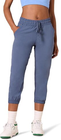 Amazon Essentials Women's Performance Stretch Woven Crop Jogger Pant in Saudi Arabia