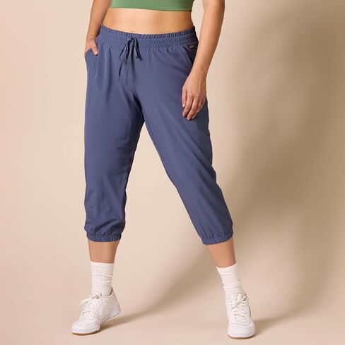 Amazon Essentials Women's Performance Stretch Woven Crop Jogger Pant in Saudi Arabia