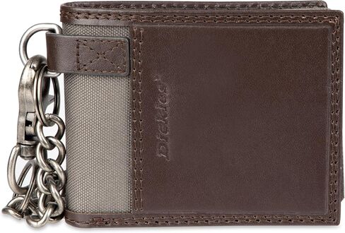 Dickies Men's Slim Everyday Leather Bifold Chain Wallet in Saudi Arabia