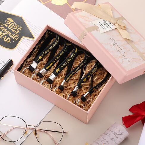 60 Pcs Class of 2025 Graduation Keychains Inspirational Silicone Keychain Bulk Graduation Gifts Motivational Rubber Key Rings for Teacher High School College Students Graduate in Kuwait