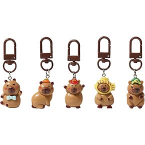 6 أجهزة كمبيوتر لطيفة أرنب Kawaii Bunny keychain accessories سحر حقيبة