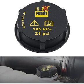 DG93-8101-AA Engine Coolant Capoir Cap Fits for Ford Edge 2015-2022 Escape 2018-2022 Expedition 2020-2022 Explorer 2008-2015 Land Rover LR2 يستبدل DG93-8101-AA ، 3M5H810-OARAIR CAPTOIR CAP
