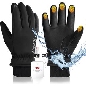 Rigwarl -10 ℉ قفازات ثلجية مقاومة للماء مع قفازات شبابية مضادة للانزلاق 3 أمتار ، قفازات شتوية للبنات ، القفازات الشتوية للتزلج على الجليد البارد على الجليد في ألاسكا كروز معركة