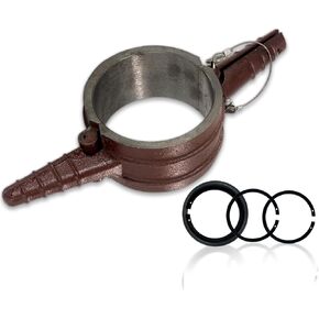7040 أداة ضاغط حلقة المكبس 5.4 "مع المحول مع حلقة مضادة للتلميع مناسبة لـ Cummins ISX/QSX ، Caterpillar 3400 ، C-15 استبدال PT-7040 5394454 5299448 5299447 529933 (4 PCS)