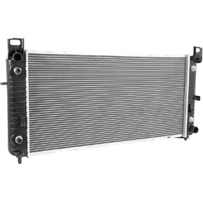 Engine Coolant Radiator with Engine Oil Cooler Compatible with Chevy Chevrolet Silverado 2500 1999-2004, Silverado 3500 2001-2006 & GMC Sierra 3500, Sierra 2500 Replace# 52486596