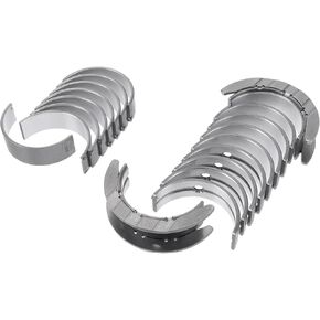 ACROPIX Main Bearing and Connecting Rod Bearing Kit No.11217598959/11247576714 for BMW 320I 2013-2016 Engine Crankshaft Rod Bearing Metal Silver Tone 18Pcs