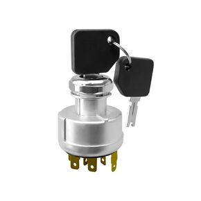 Ignition Starter Switch Replace 4292483 2782017 Compatible with POLLAK 31-297 Clark Forklifts, Starter Ignition Switch Assembly with 2 Keys