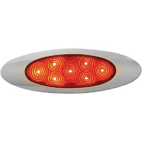 GG Grand General 77847 Red/Red LED Light (Ultra Thin Spyder Y2K 7, High/Low 3Wires)