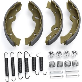 Golf Cart Ezgo Brake Shoes و Spring Kit Assembly for Ezgo Txt Medalist ، منصات أحذية Golf Cart Brakes لعام 1996 Workhorse 94-06 Yamaha G2-G22 ، Parts Ezgo OE# 27943G01 70795G01 27944-G01