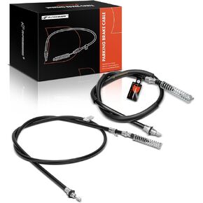 A-Premium الخلفي السائق وتجميع كابل الفرامل على جانب الركاب المتوافق مع فورد ولينكولن و Mercury Models: Explorer 2002-2005 ، Aviator 2003-2005 ، Mountaineer 2002-2005 ، 2-PC Set