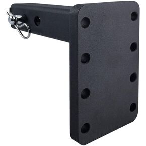Pintle Hitch Mount 2 بوصة ، ترقية 10000 رطل قابلة للتعديل لوحة الواقفة بنتل لاستقبال 2 بوصة خطاف pintle