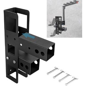 2" Hitch Wall Mount for Bike & Cargo Rack, Heavy Duty Trailer Hitch Receiver Storage, Hanging Garage Storage Rack