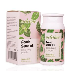 Foot Sweat Absorbing Powder, Travel Size Feet Odor Powder for Smelly Shoes And Stinky Feet, Refreshing Foot Deodorizer Stick for Men＆Women,30g/1.05 oz