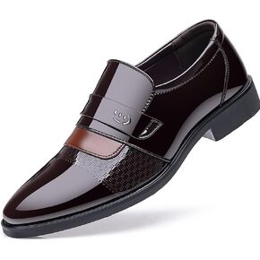 Men's Dress Shoes Casual Oxford Slip on Shoes Business Formal Tuxedo Shoes