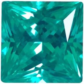 Yttrium Aluminium Garnet Neon Blue Color Princess Cut Gemstone Gemstone Diy Jewelry مع شهادة AGL