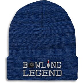 Pros Pros Provies للرجال Legend Legend التطريز Bowling Tenpins القبعات الشتوية للنساء كاب جمجمة الأكريليك 1 الحجم
