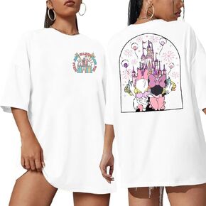 Magic Kingdom Shirt Women Girls Just Wanna Have Fun Shirt Girls Trip T-Shirt Cute Magical Tee Summer Vacation Tops