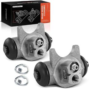 A-Premium Rear Driver & Passenger Drum Brake Wheel Cylinder Compatible with Select Chevrolet, Pontiac Models - Camaro 1984-1992, Firebird 1984-1992, 2-PC Set - Replace# 18012304