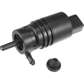 Motoforti Windshield Washer Motor Pump, for Mercedes-Benz Sprinter 2500 2010-2021, Plastic, Black, 2pcs