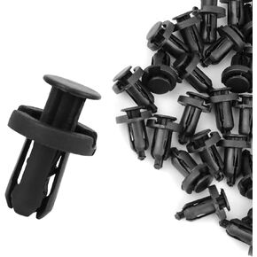 Motoforti 50Pcs 10mm Plastic Rivet Retainer Bumper Pin Clips Fender Clips Long-Lasting