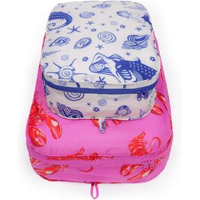 BAGGU Large Packing Cube Set - Sea Creatures