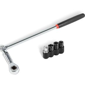Yoursme 64180 Actuator Motor Wrench Kit Come with 5.5mm 7mm 8mm Sockets and 1/4" Square Drive Adapter, Replace Fasteners on Small Electric HVAC Motors
