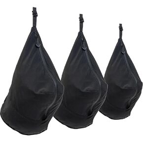 trtl Packing Pods, Black - Packing Cubes for Travel - Compression Packing Cube with Water Resistant Fabric - Comes with 3 Cube Sizes (Small, Medium, Large) - 5 Pack