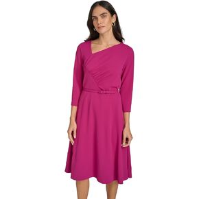 Calvin Klein Women's Basic Sleeveless Scuba Crepe Midi Dress