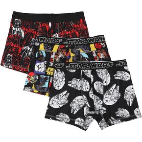 Bioworld Men's Adult Star Wars Boxer Brief Underwear 3-Pack