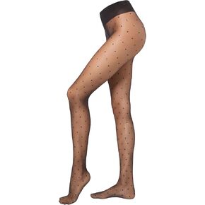 Woman's Sheer polka dot tights