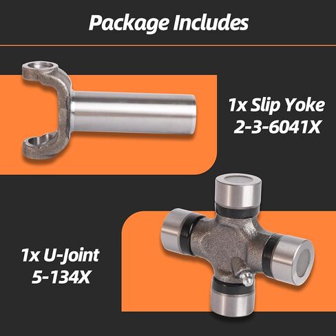 (2-3-6041x) SPANCESSION SLIP SLOKE 1330 Series + (5-134x) U-Coint Kit ، متوافقة مع Ford C-6 لـ T45 لـ FMX ، 31 spline in Kuwait