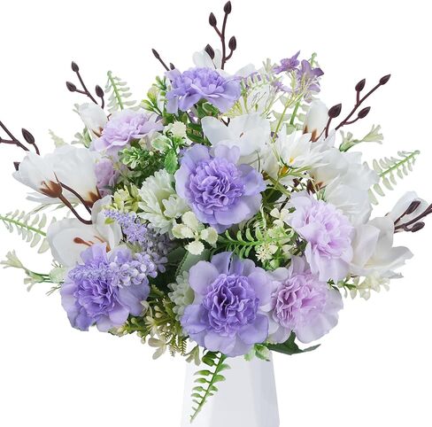 Spring Summer Wreath for Front Door, 22 Inch Blue and White Artificial Hydrangea and Orchid Wreath with Berries and Greenery, Farmhouse Floral Decor, for Home Front Door Wall Window Indoor Outdoor in Saudi Arabia