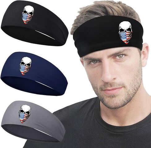Sports Headbands for Men weat Bands Headbands Mens Head Bands for Women Workout Sweatbands in Saudi Arabia