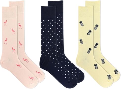 Chaps Men's Casual Fashion Cushioned Crew Socks-3 Pair Pack-Classic Designs with Stretch Blend in Saudi Arabia