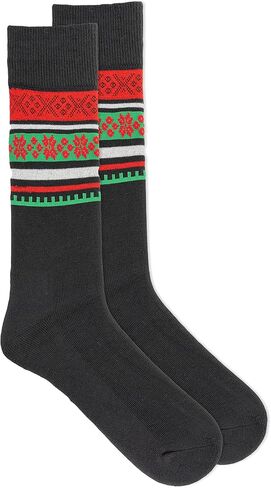 Chaps Men's Casual Fashion Cushioned Crew Socks-3 Pair Pack-Classic Designs with Stretch Blend in Saudi Arabia