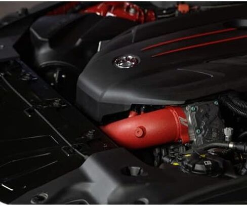 Mishimoto MMICP-SUP-20BK Performance Charge Pipe, Compatible With Toyota Supra GR 3.0L 2020+, Micro-Wrinkle Black in Saudi Arabia