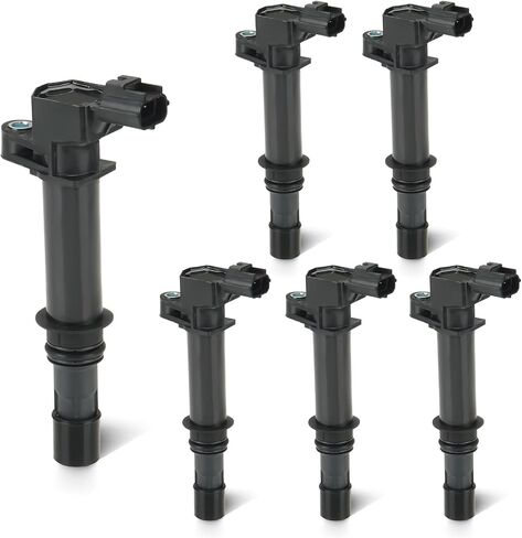Set of 6 Ignition Coil Pack 3.7L 4.7L Compatible with Dodge Dakota Durango Ram 1500 Nitro, Jeep Commander Grand Cherokee Liberty, Chrysler Aspen, Mitsubishi Raider Replace 5C1114 C1231 UF-270 in Saudi Arabia
