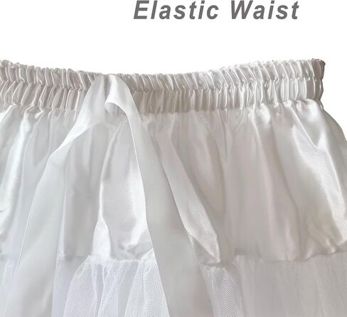 Women Tulle Petticoat Crinoline Underskirt Ballet Pettiskirt Layered Fluffy Tutu Skirt for Dress Prom Wedding Party in Saudi Arabia