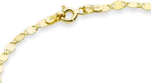 Miabella Italian 925 Sterling Silver أو 18K Gold Flaged Silver Flessed Mirror Skile Stain for Women ، Made in Italy in Kuwait