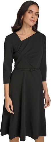 Calvin Klein Women's Basic Sleeveless Scuba Crepe Midi Dress in Saudi Arabia