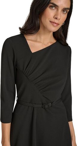 Calvin Klein Women's Basic Sleeveless Scuba Crepe Midi Dress in Saudi Arabia