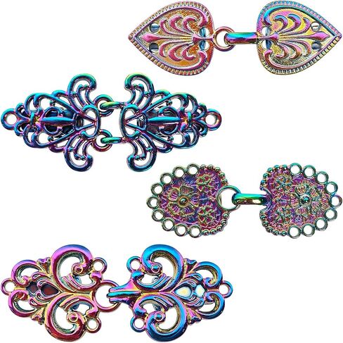 4PCS Vintage Dress Clips Cinch Shirt Clips Shawl Clips Shawl Clips for Woman and Girls in Kuwait