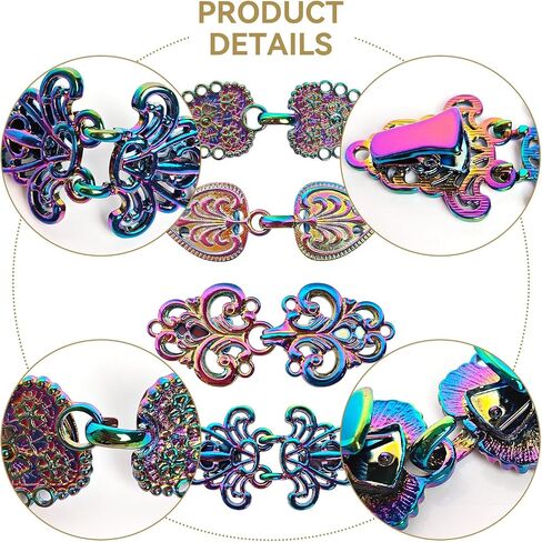 4PCS Vintage Dress Clips Cinch Shirt Clips Shawl Clips Shawl Clips for Woman and Girls in Kuwait
