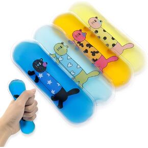 Ice Pack, Gel Ice Packs Reusable, 4 Packs Toddler Gel Ice Packs Wrap for Injuries Reusable, Ice Packs for Injuries, Reusable Ice Packs, Soft Ice Packs, Flexible Ice Packs Reusable, Cold Packs