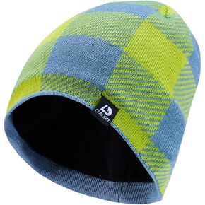 Waterproof Beanie,Knit Thermal Insulated Beanie,Fleece Lined Hat,Windproof Causal Cold Weather Winter Hat for Ski