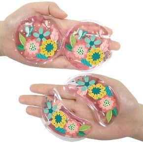 Gel Ice Pack Reusable Cooling Eye Pads and Under Patches,Eye Hot Cold Treatment for Redness,Pain Relief Relax