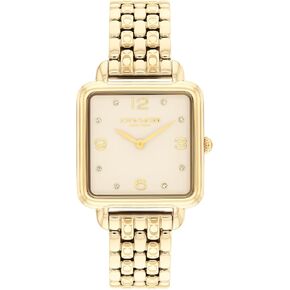 COACH Cass Women's 2H Quartz Watch - 28mm Square Stainless Steel Bracelet - Premium Fashion Timepiece - Gift for Her